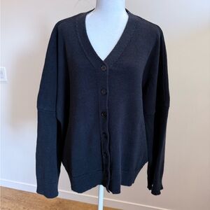 Bohème Cardigan Size L/XL Linen Cotton Blend Lagenlook Boho Oversized